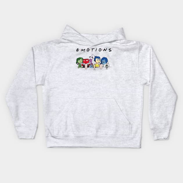 E·M·O·T·I·O·N·S Kids Hoodie by jasesa